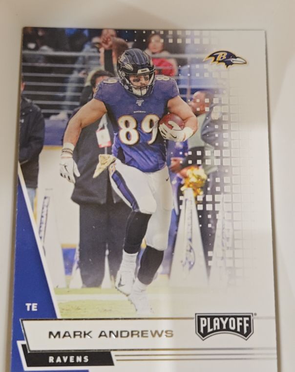 2020 Panini Playoff #27 Mark Andrews — front