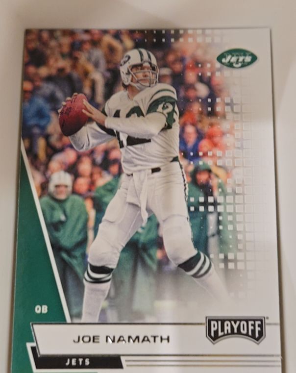 2020 Panini Playoff #25 Joe Namath — front