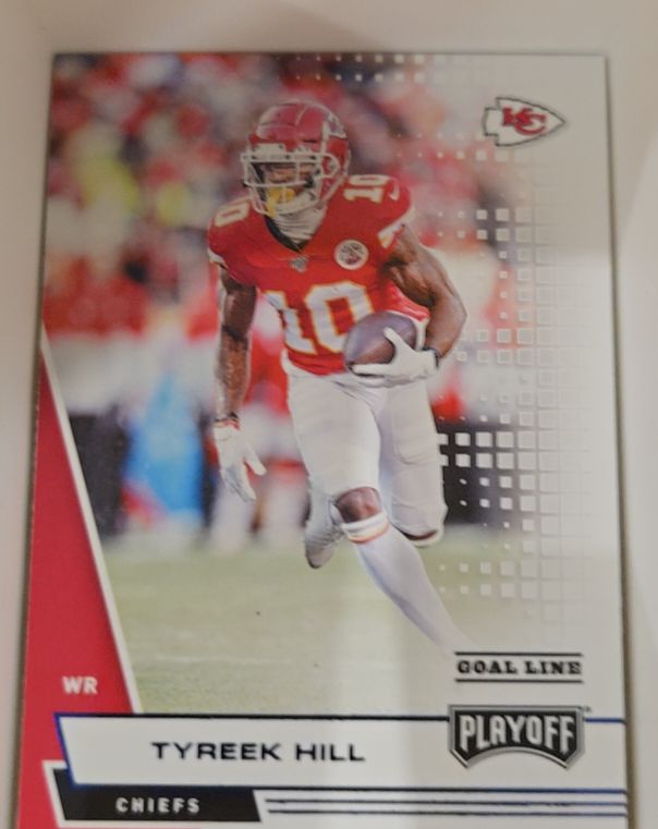 2020 Panini Playoff Goal Line #82 Tyreek Hill — front