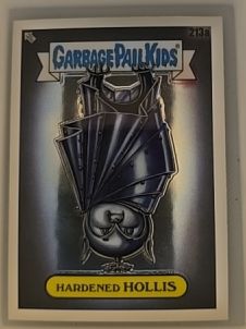 2022 Topps Chrome Garbage Pail Kids Series 5 #213a Hardened Hollis — front