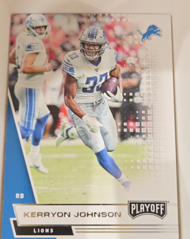 2020 Panini Playoff #168 Kerryon Johnson — front