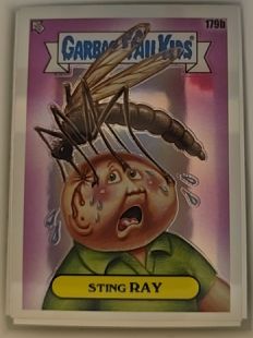 2022 Topps Chrome Garbage Pail Kids #179b Sting Ray — front