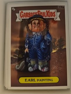 2022 Topps Chrome Garbage Pail Kids Series 5 #178a Earl Painting — front