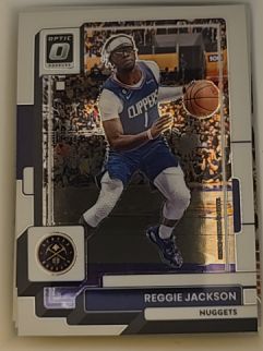 2022-23 Donruss Optic #121 Reggie Jackson Denver Nuggets — front