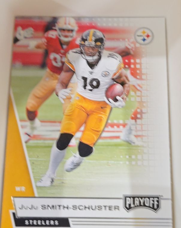 2020 Panini Playoff #44 JuJu Smith-Schuster Pittsburgh Steelers — front