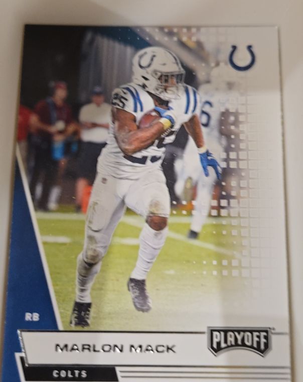 2020 Panini Playoff #60 Marlon Mack — front
