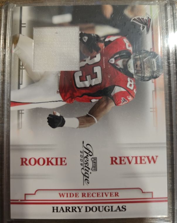 2009 Playoff Prestige Rookie Review Materials #22 Harry Douglas Jersey — front