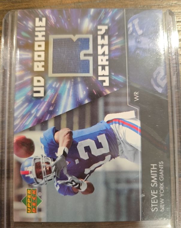 2007 Upper Deck Rookie Jerseys #UDRJ-SS Steve Smith — front