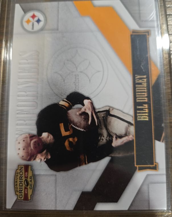 2008 Donruss Gridiron Gear Performers #4 Bill Dudley — front