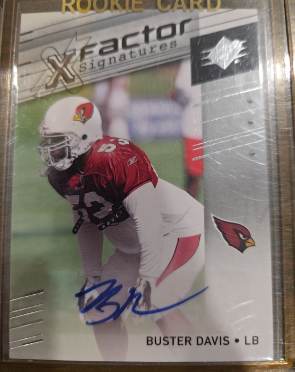 2009 Upper Deck SPx X-Factor Signatures #X-BD Buster Davis — front