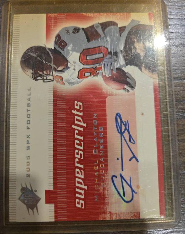 2005 Upper Deck SPX Superscripts #SS-MC Michael Clayton — front