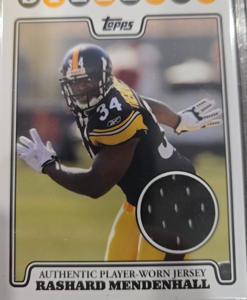 2008 Topps Authentic Player-Worn Jersey Rashard Mendenhall — front