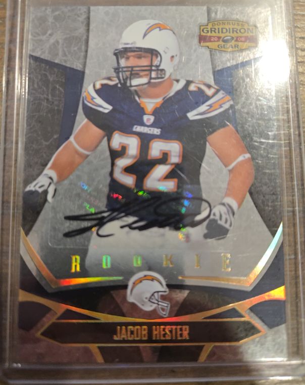 2008 Donruss Gridiron Gear #135 Jacob Hester — front