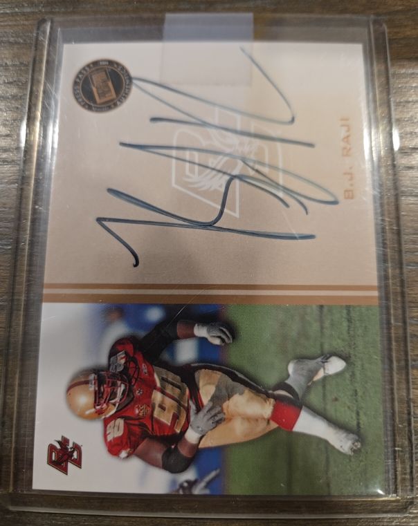 2009 Press Pass Signings #BR2 B.J. Raji — front