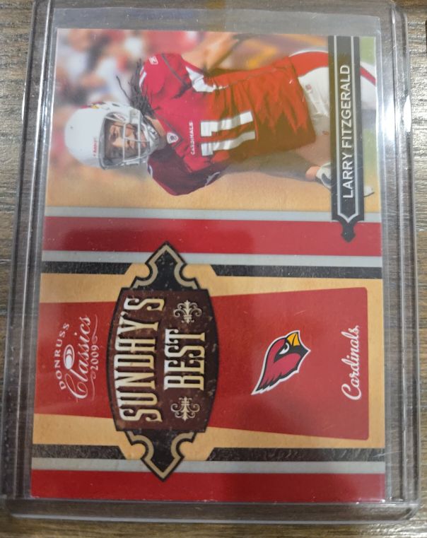 2009 Donruss Classics Sunday's Best Larry Fitzgerald — front