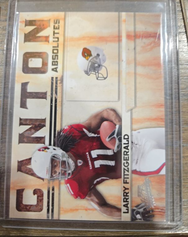 2009 Playoff Absolute Memorabilia Canton Absolutes #11 Larry Fitzgerald — front