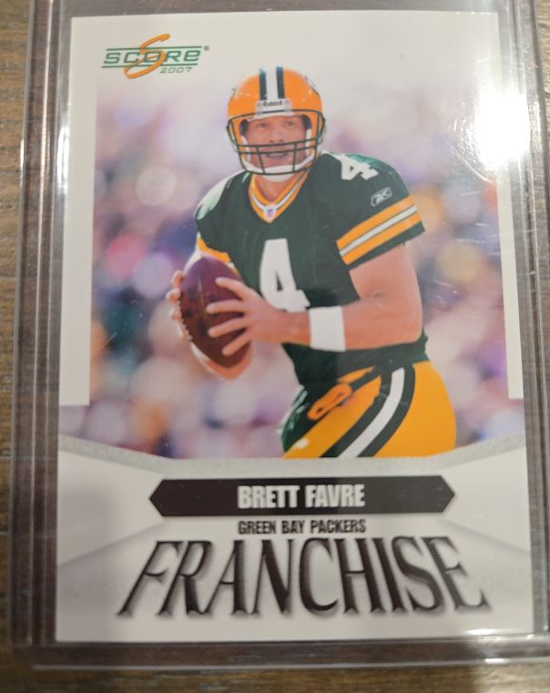 2007 Score #F-4 Brett Favre — front