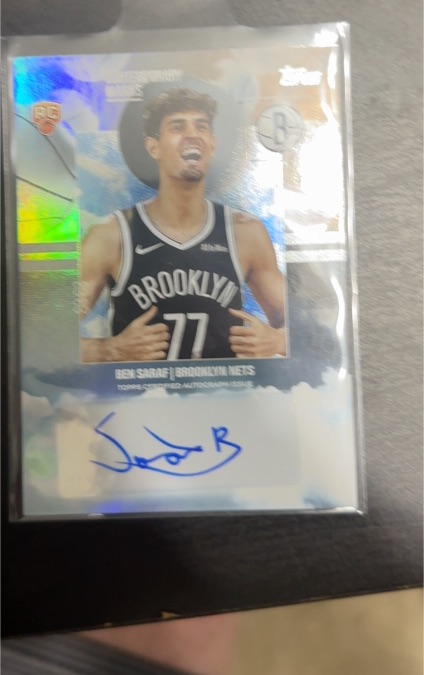 2025-26 Topps Contemporary Marks #CM-BS Ben Saraf — front