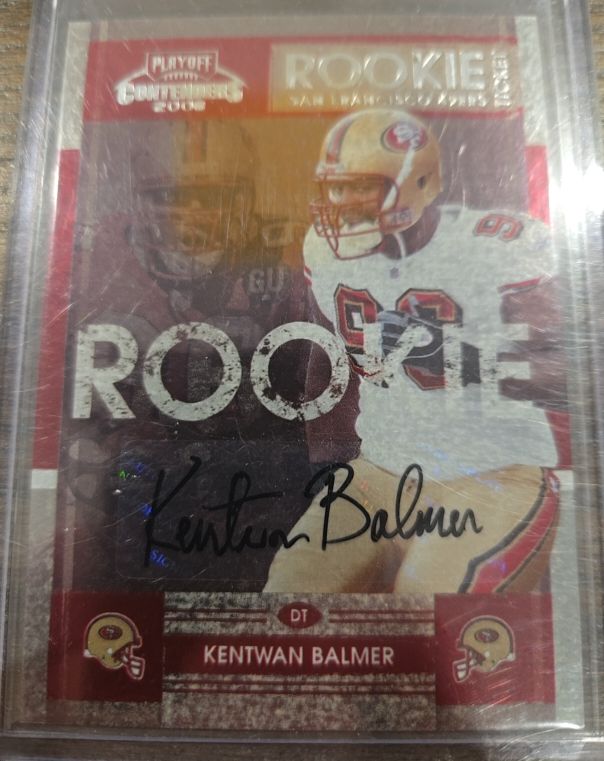 2008 Playoff Contenders #164 Kentwan Balmer Rookie Autograph — front
