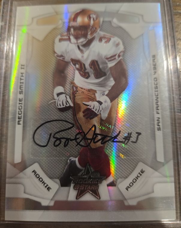 2008 Leaf Rookies and Stars Rookie Autograph Reggie Smith II — front