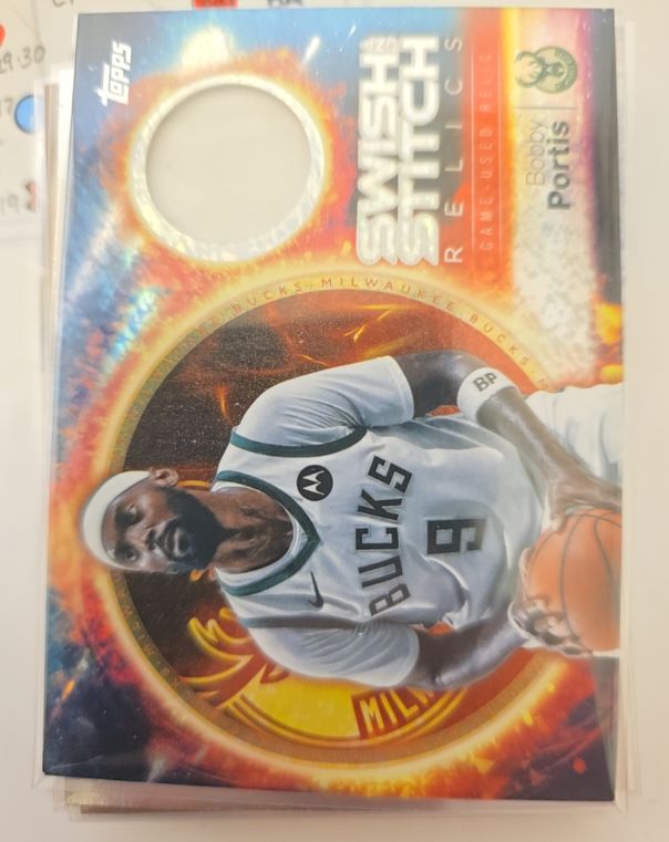 2025 Topps Swish and Stitch Relics #SST-BP Bobby Portis — front