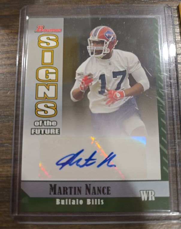 2006 Bowman Signs of the Future #SF-MN Martin Nance — front