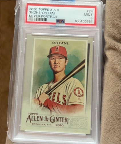 2020 Topps Allen & Ginter #24 Shohei Ohtani — front