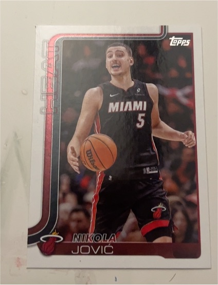 2025-26 Topps #76 Nikola Jović — front