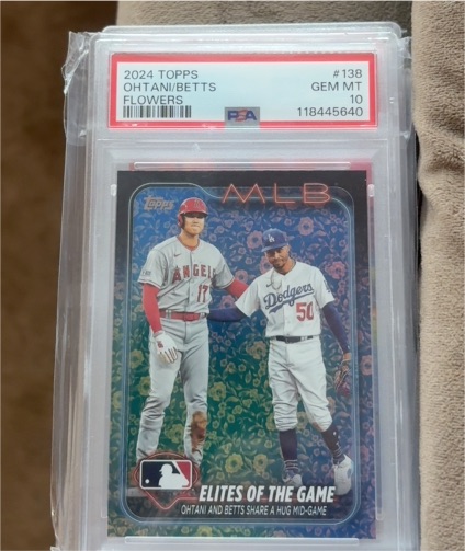 2024 Topps Series 1 #138 Elites of the Game Shohei Ohtani Mookie Betts — front