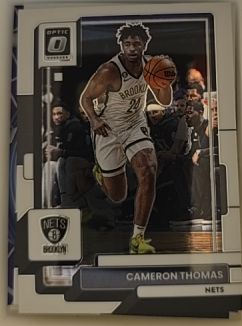 2022-23 Donruss Optic #18 Cameron Thomas Brooklyn Nets — front