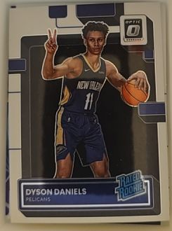 2022-23 Donruss Optic #250 Dyson Daniels Rated Rookie — front
