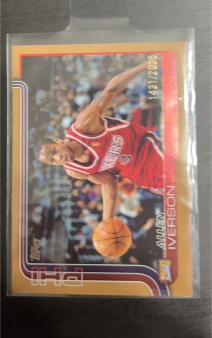 2025-26 Topps #253 Allen Iverson — front
