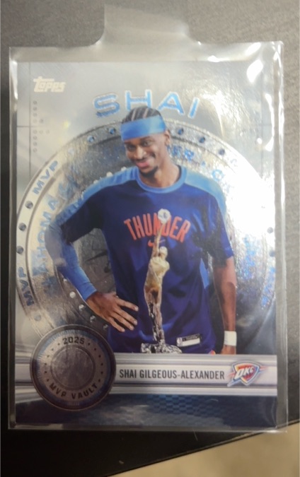 2025-26 Topps #MVP-2 Shai Gilgeous-Alexander MVP Vault — front