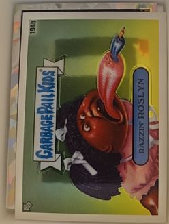 2022 Topps Chrome Garbage Pail Kids Series 5 #194b Razzin Roslyn — front