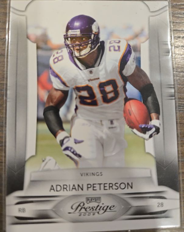 2009 Playoff Prestige #55 Adrian Peterson — front