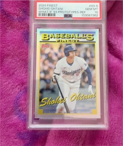 2024 Topps Finest #93-5 Shohei Ohtani What If '93 Prototypes — front