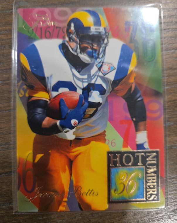 1994 Fleer Flair Hot Numbers #2 Jerome Bettis — front