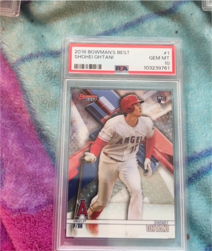 2018 Bowman's Best #1 Shohei Ohtani — front