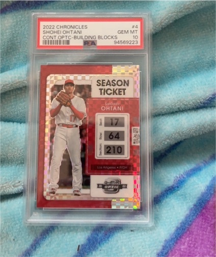 2022 Panini Chronicles Contenders Optic #4 Shohei Ohtani — front