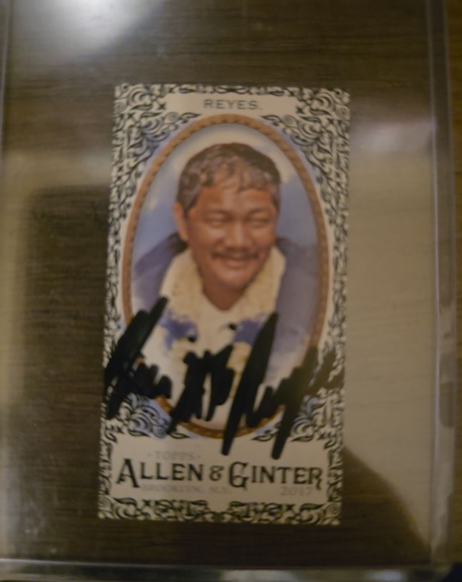 2017 Topps Allen & Ginter Mini Black Border #58 Efren Reyes — front