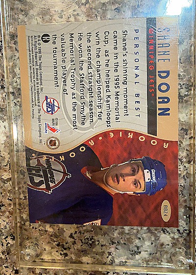 1995-96 Bowman Bowman's Best #BB24 Shane Doan — back