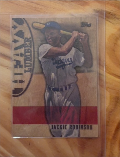 2024 Topps Update Heavy Lumber #HL-55 Jackie Robinson — front