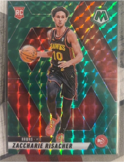 2024-25 Panini Mosaic #213 Zaccharie Risacher — front