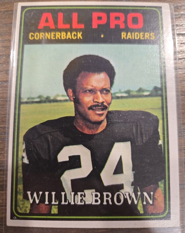 1974 Topps #141 Willie Brown — front