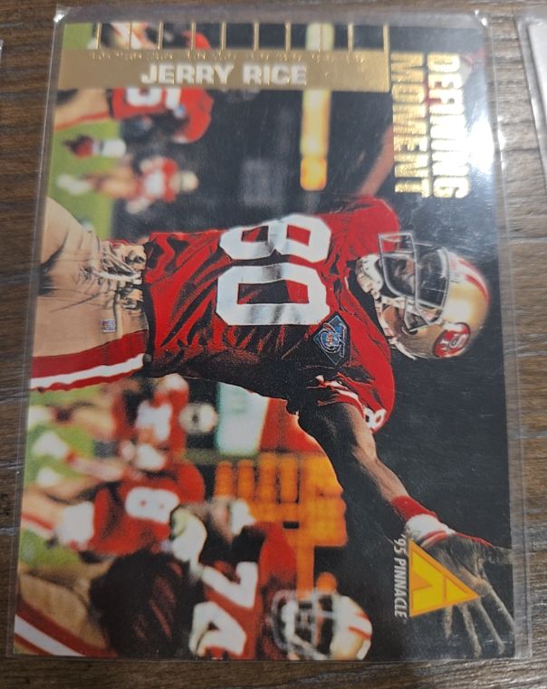 1995 Pinnacle Club Collection #198 Jerry Rice — front