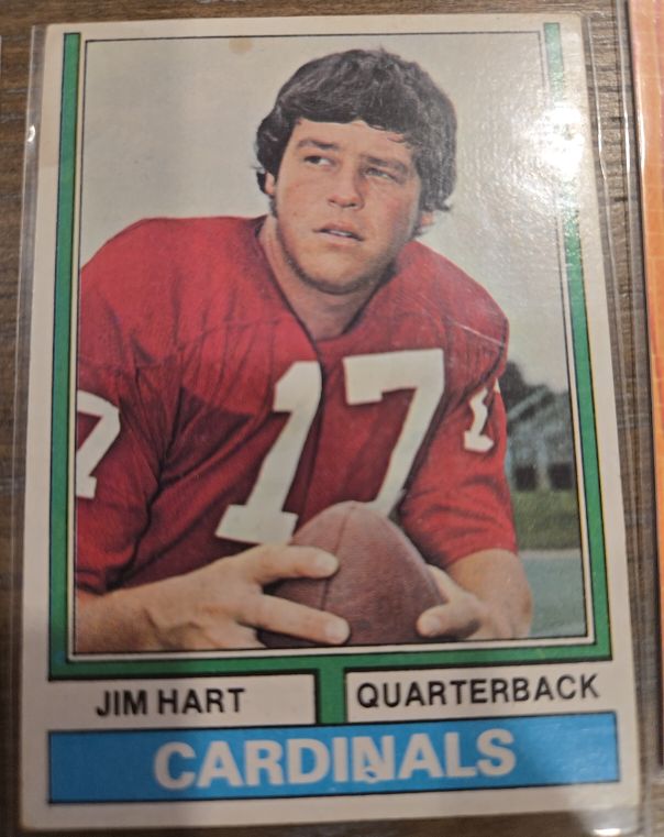 1974 Topps #395 Jim Hart — front