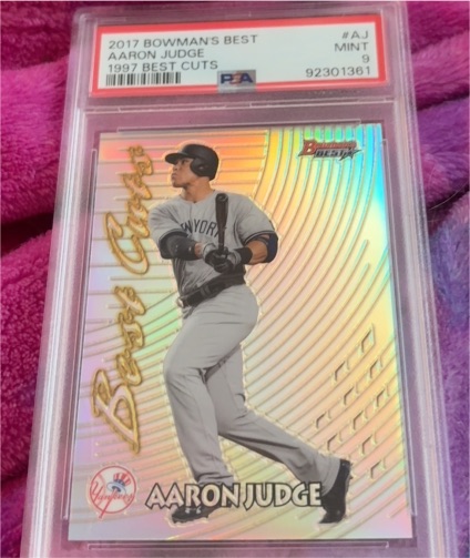 2017 Bowman's Best #AJ Aaron Judge 1997 Best Cuts — front