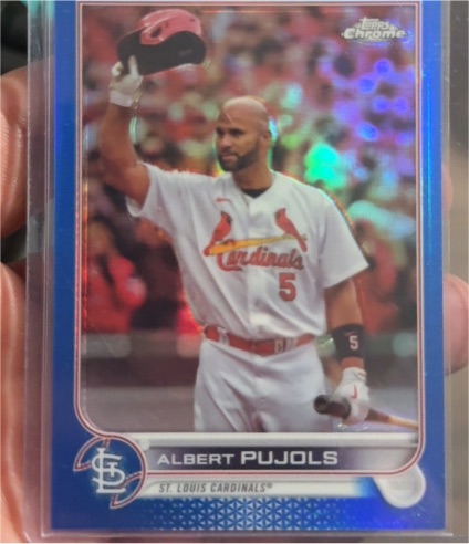 2022 Topps Chrome Update #USC50 Albert Pujols — front