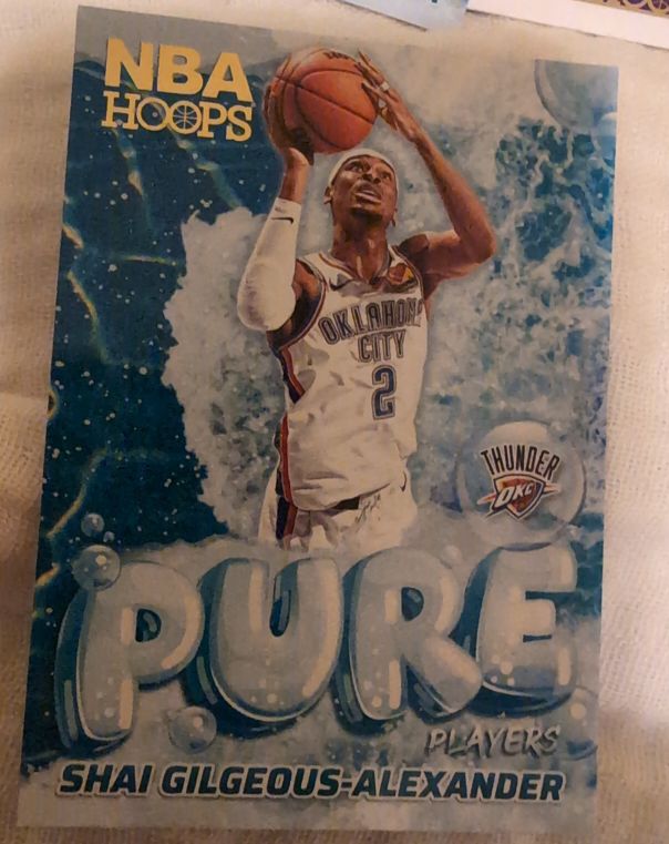 2024-25 Panini NBA Hoops #6 Shai Gilgeous-Alexander Pure Players — front