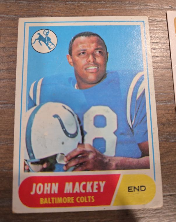 1968 Topps #74 John Mackey — front